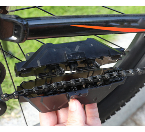 Bike Chain Scrubber Abs Portable Cycling Chain Cleaning