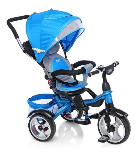 Imagen 1 de 8 de Triciclo Infantil Bebe Manija Direccional Asiento Gira 360  