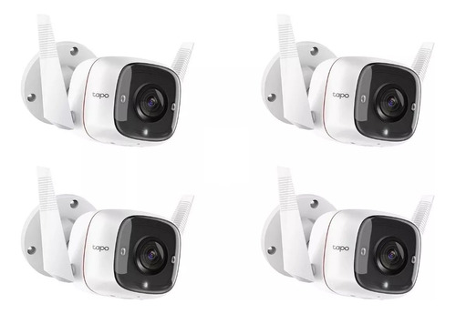 4x Camara Ip Tp-link Tapo C310 Wifi Exterior Vision Nocturna