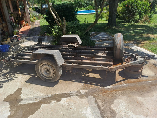 Trailer Batan Reforzado Un Solo Uso Ideal Moto Y Cuatri Mbno