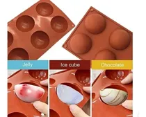 Comprar Moldes De Silicon Esferas Chocolate, Gelatina Repostería 