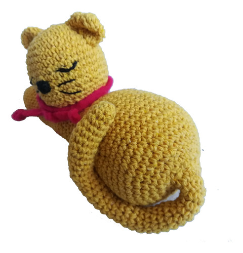 Gato Gatito Dormilon Amigurumi Crochet
