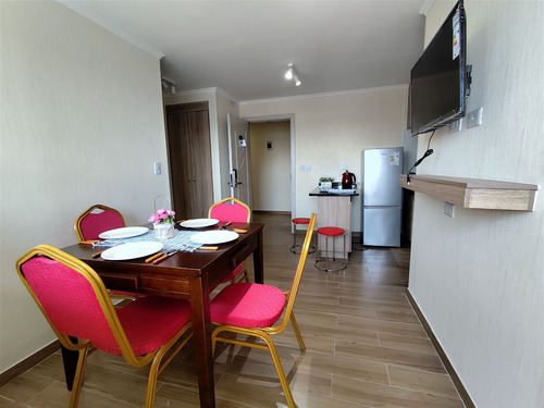 Arriendo Departamento Amoblado 2 Dorm. Metro Ula/alameda