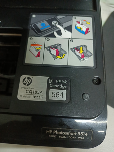 Impresora Multifuncional Hp Photosmart 5514 Para Reparar. (Usado)