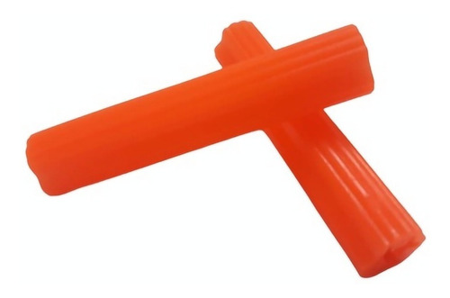 Ramplug Plástico Color Naranja 1 Paquete (100 Und )