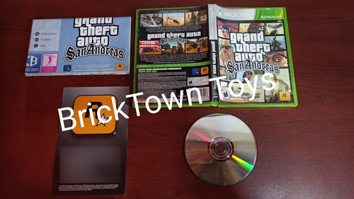 Videojuego Grand Theft Auto San Andreas Xbox 360 Y Series X (Usado)