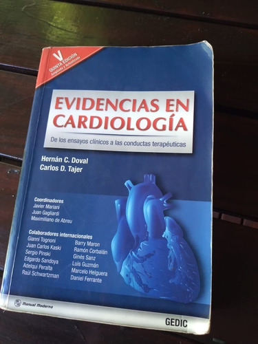Libro Evidencia De Cargiología Quinta 5 Edición -gedic Doval