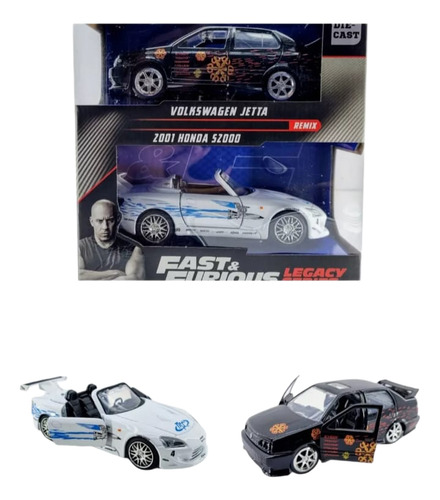 Jada Pack 2 Pzs Fast & Furious Series Modelos A Elegir