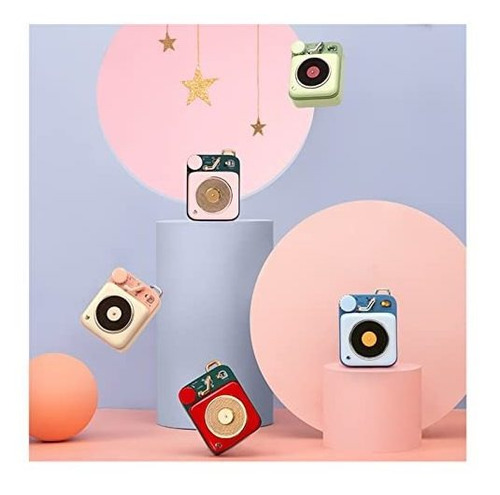 Button Mini Bluetooth Speaker Cute Creative Birthday Art