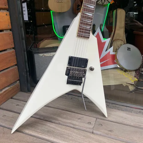 Guitarra Flying V Esp Ltd Signature Alexi Laiho White