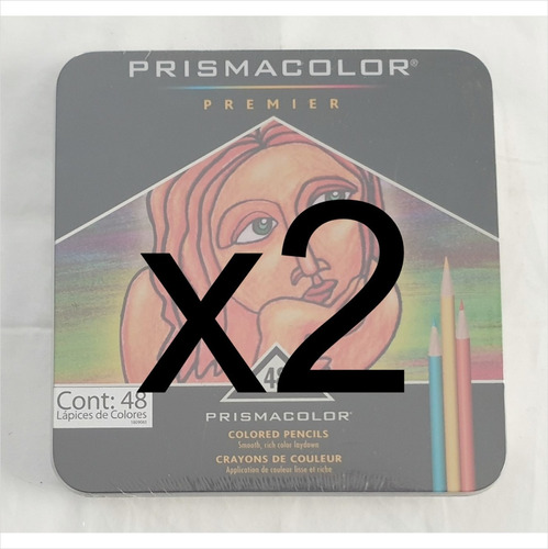Lápices Colores Prismacolor Premier Paq C/ 2 Set D/ 48 Pza