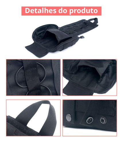 Bolsa Tática Emergência Kit Molle Primeiros Socorros