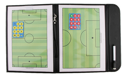 Plegable Fútbol Magnético Soccer Coaching Táctica Carpeta