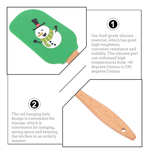 Espátula De Silicona Para Crema Y Mantequilla, 4 Unidades