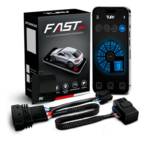 Módulo Acelerador Pedal Fast Com App Fast_max_5.0d
