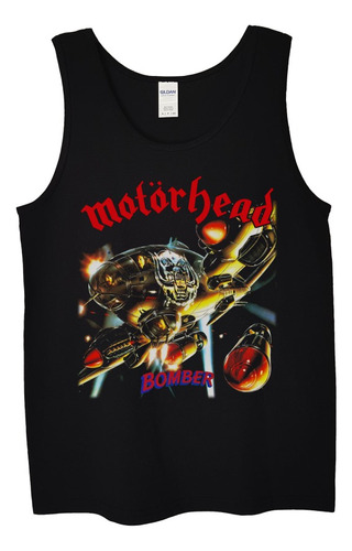 Polera Musculosa Motorhead Bomber Metal Abominatron