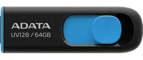 Imagen 6 de 10 de Pendrive 64gb Usb 3.0 Adata Uv128 Pc Tv Tablet Azul