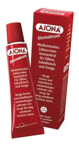 12 Pasta De Dientes Ajona Stomaticum De 0.8 Fl Oz (0.8 Onzas