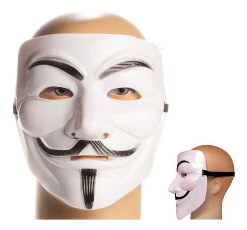 3 Máscaras V De Vingança - Anonymous Vendetta Guy Fawkes