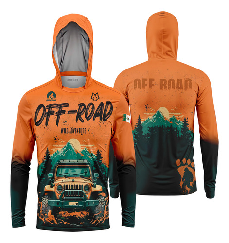 Playera Para La Ruta Hombre Deportiva Microfibra C/gorro