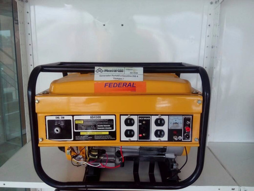 Generador Portátil Federal Ad-4500 A Gasolina 350 4 Tiempos