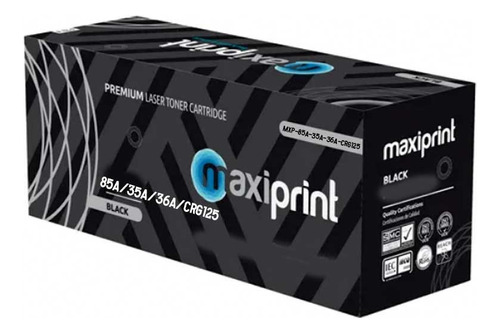 Toner Maxiprint Compatible Hp 85a/35a/36a/crg125 Negro