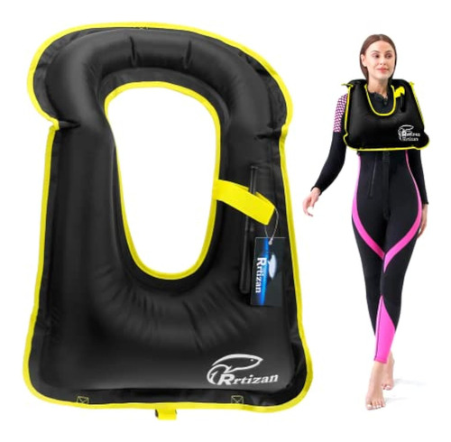 Mod-3088 Rrtizan Snorkel Vest, Adults Portable Inflatable