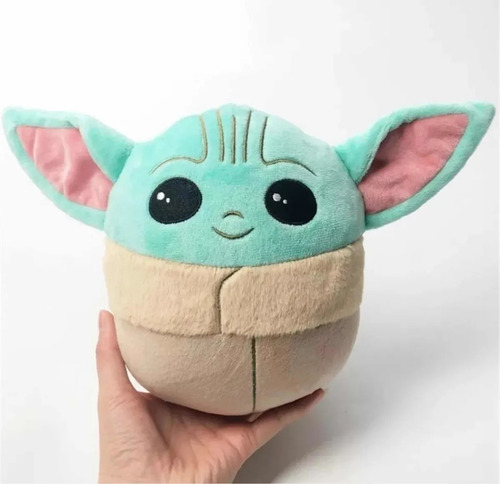 Imagen 3 de 7 de Baby Yoda Peluche 20 Cm Importado Star Wars The Mandalorian