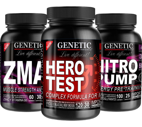 Eleva Testo Libido Hero Test Zma Arginina Nitro Pump Genetic