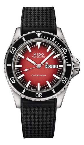 Reloj De Buceo Mido Ocean Star Tribute Red Gradient M026.830