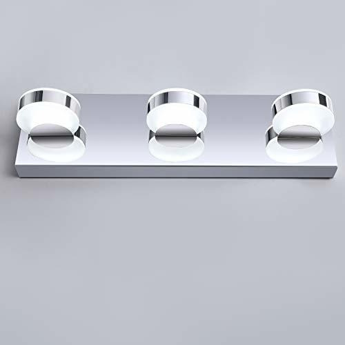 Lampara Led Para Baño 10 17.12 Pared Espejo Acero