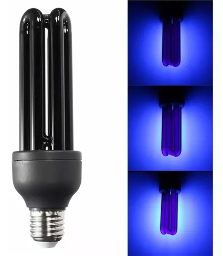 ⭐ Bombillos de Luz Ultra Violeta UV Luz Negra 20w Para Fiestas Voltaje 110V  Color de Luz UltraVioleta