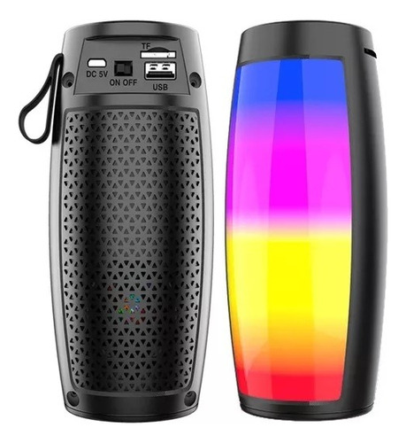 Corneta Inalambrica Bluetooth Radio Led Rgb Portatil Horizon