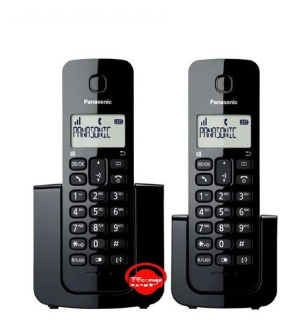Teléfono Panasonic Inalámbrico 2 Bases + Identifica Kxtgb112