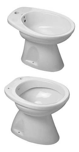 Juego De Baño Inodoro Corto Bidet Capea Italiana P