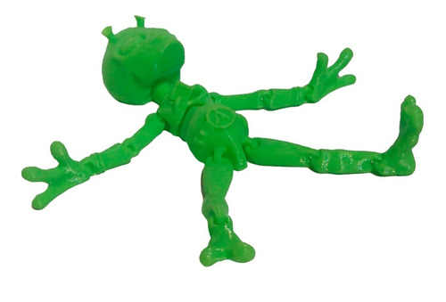 Imagen 2 de 3 de Marciano Alien Articulado + Varios Colores