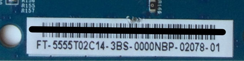 T-con Rca / 5555t02c14 / T550hvn01.0 / Modelo Led55c55r120q (Usado)