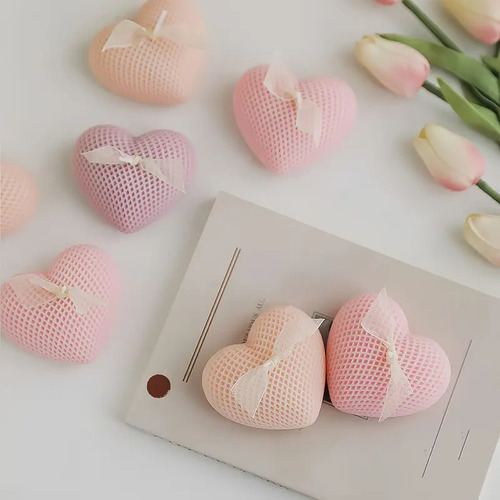 Molde De Silicona Para Velas, Molde De Vela De Corazon