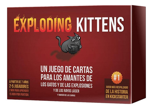 Exploding Kittens Edicion Original Español Juego De Cartas 
