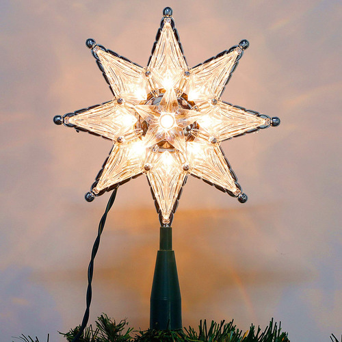 Twinkle Star Decoracin Iluminada Para Rbol De Navidad, Estre