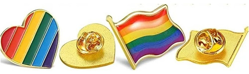 Pin Orgullo Diversidad Metalico Bandera X 12