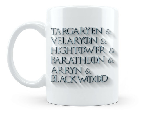 Caneca Xícara House Of The Dragon Casa Dragão Targaryen Got