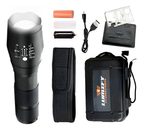 Linternas Led Recargable X9 Con Bateria De Litio Recargable