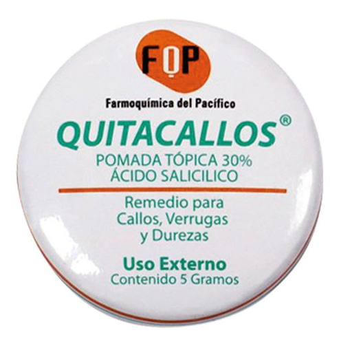 Quitacallos Crema, Verrugas Ungüento Ac.salicilico 30%  5 Gr