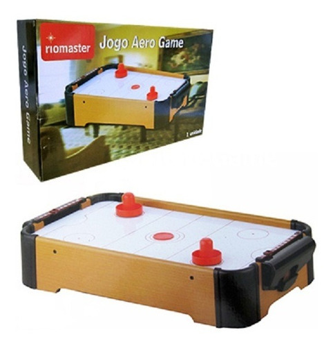 Jogo Aero Game Com 2 Rebatedores 2 Discos A Pilha 51x31x10