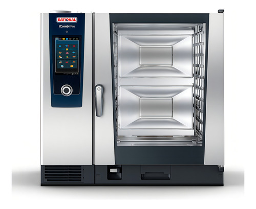 Forno Combinado 20gns Gás Glp Icombi Pro 102 Rational Cor Prateado