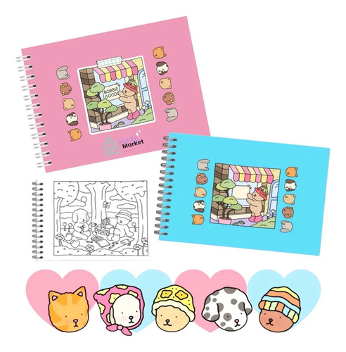 Libro De Colorear From Two Paint Bobbie Goods, 100 Hojas