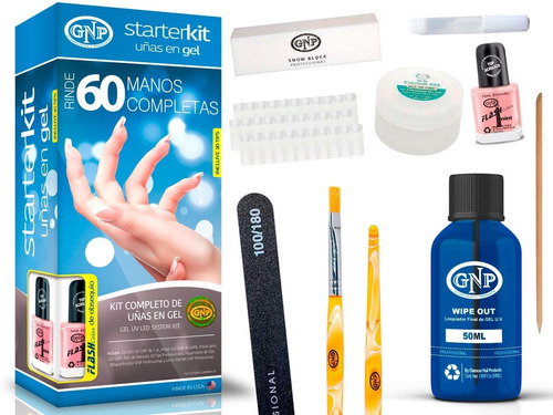 Kit Uñas En Gel Uv Led Gnp Rinde 60 Manos Envio Gratis Nice