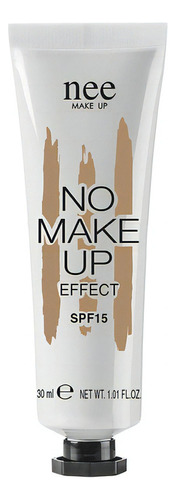 Base de maquillaje en líquida Nee BASE NEE NO MAKE UP EFFECT SPF15 30ML Base Make Up Effect Nee Nude 30Ml Nee Agregar a Favoritos tono nude