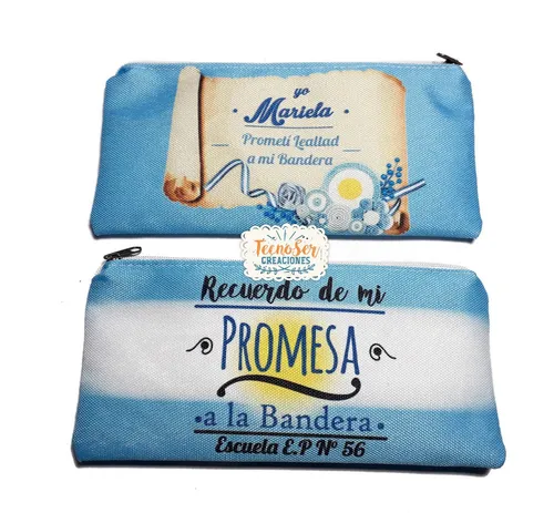 comprar Cartucheras Souvenir Promesa La Bandera De Cordura C\u002Fnombre